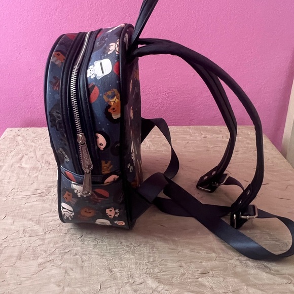 L Loungefly Star Wars Chibi AOP Mini Backpack Disney Parks Leia R2 Stormtrooper main image 3